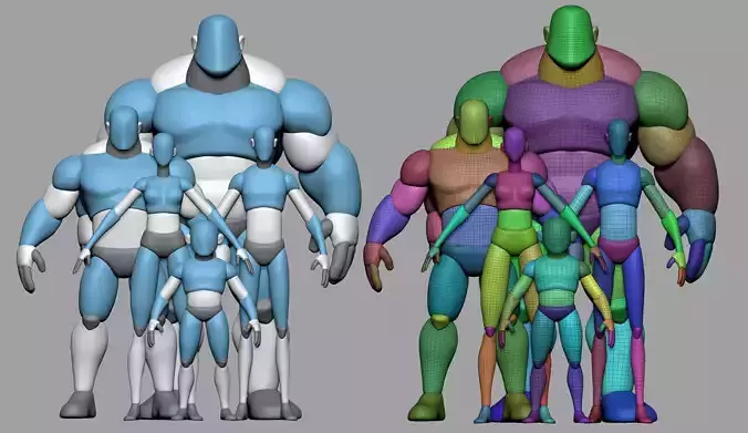 Stylized Basemeshes V1