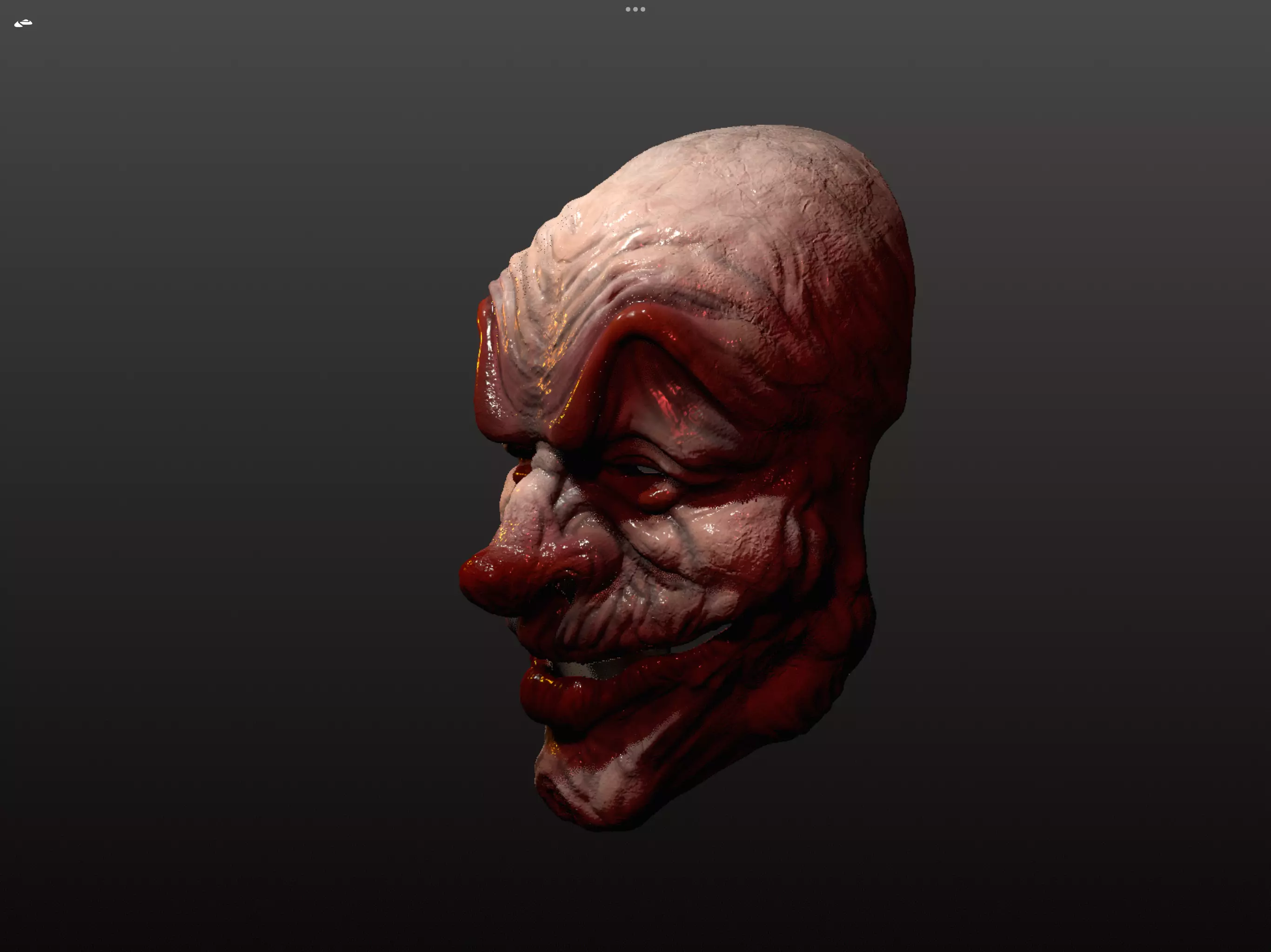 Joker mask Free 3D print model_0