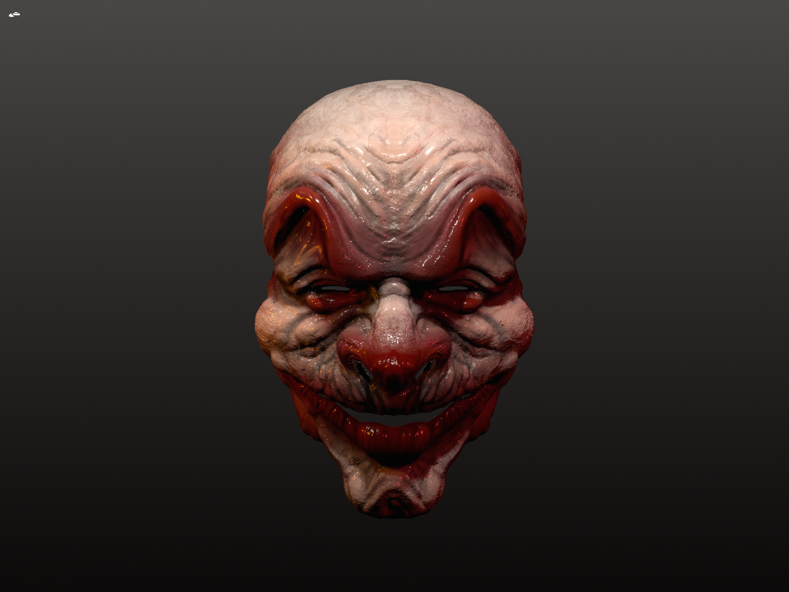 Joker mask Free 3D print model_1