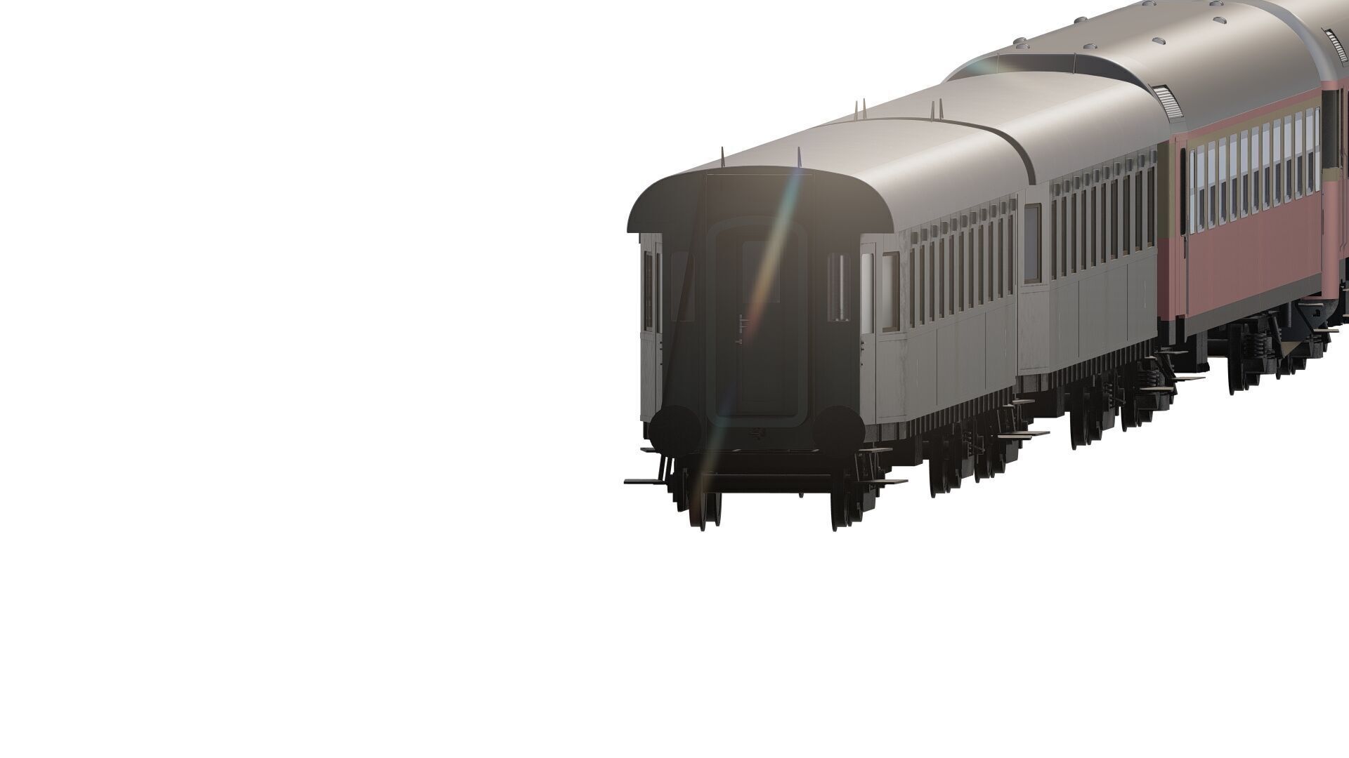 Early diesel train 3D model_4