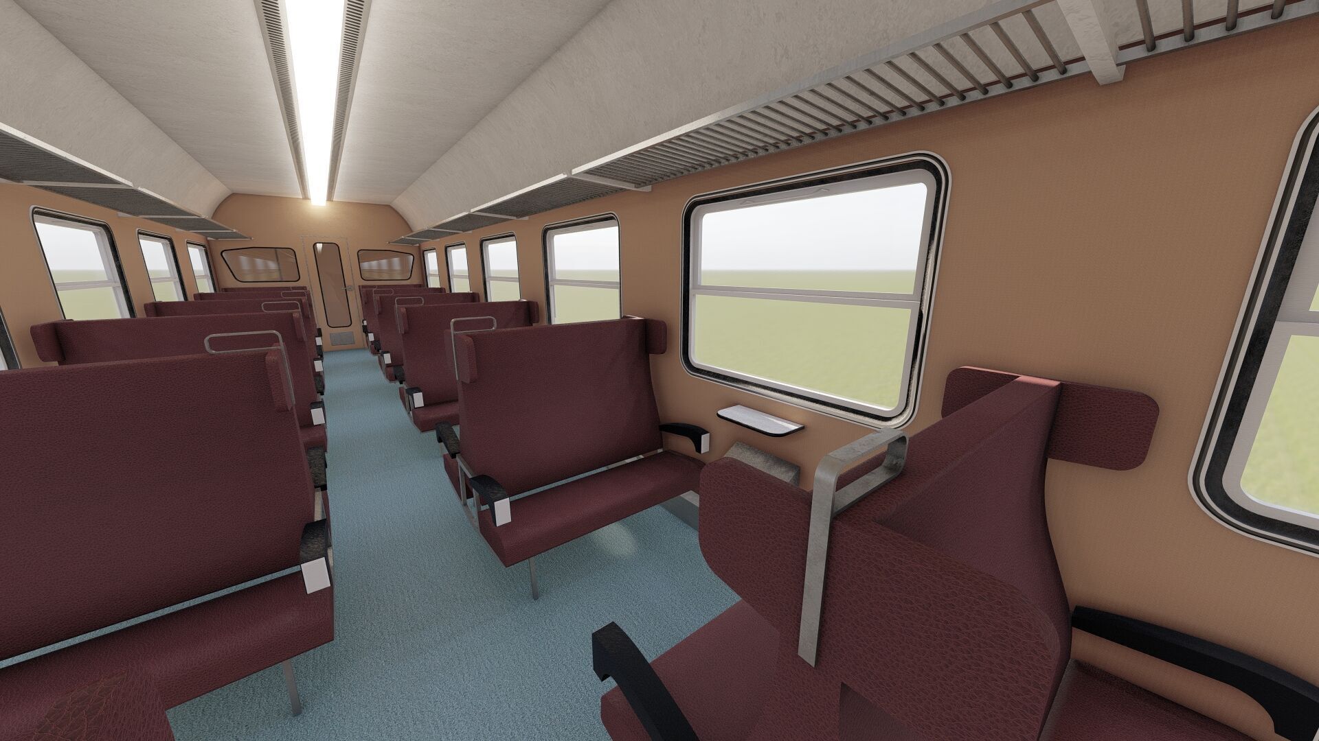 Early diesel train 3D model_19