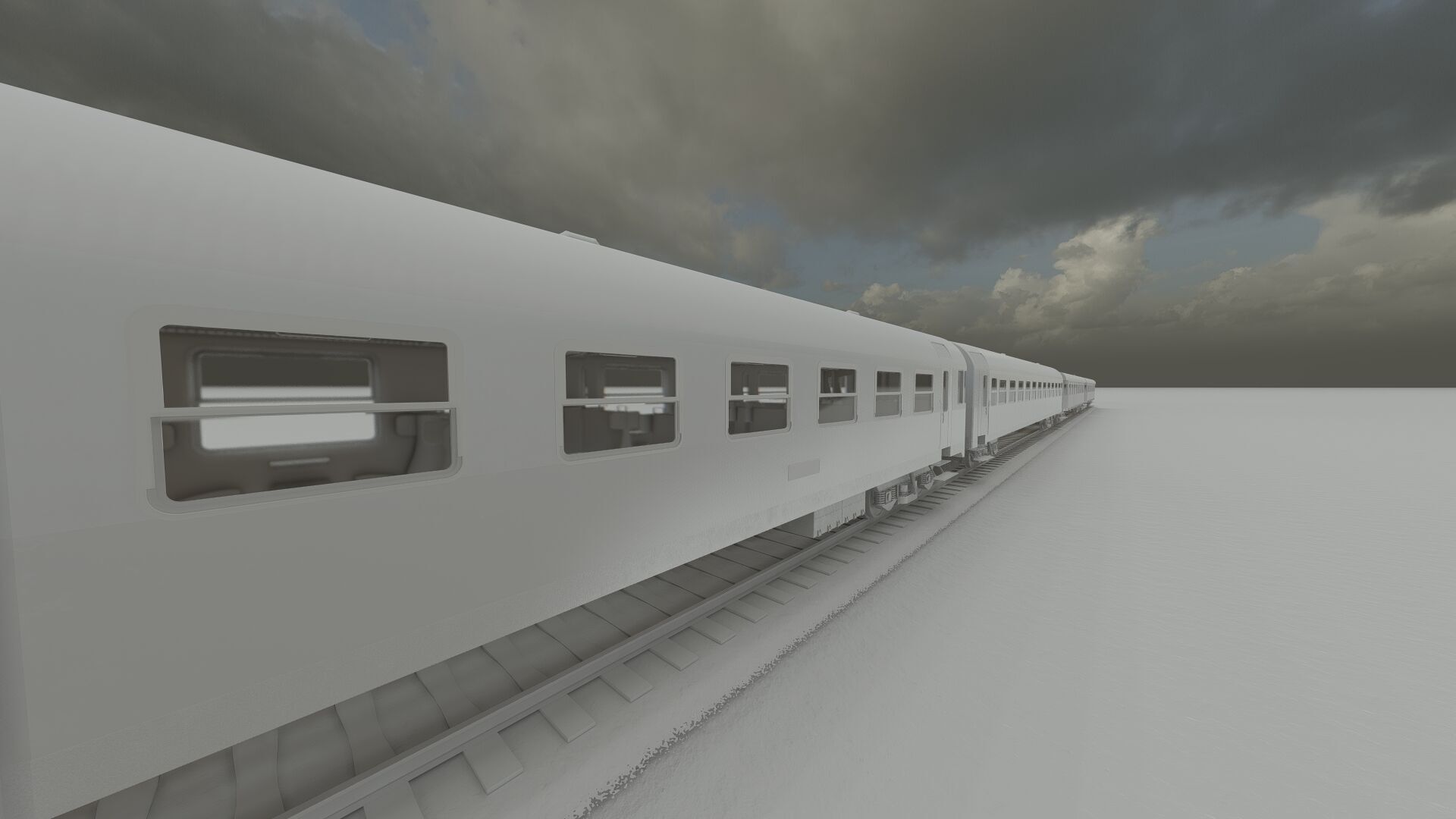 Early diesel train 3D model_38