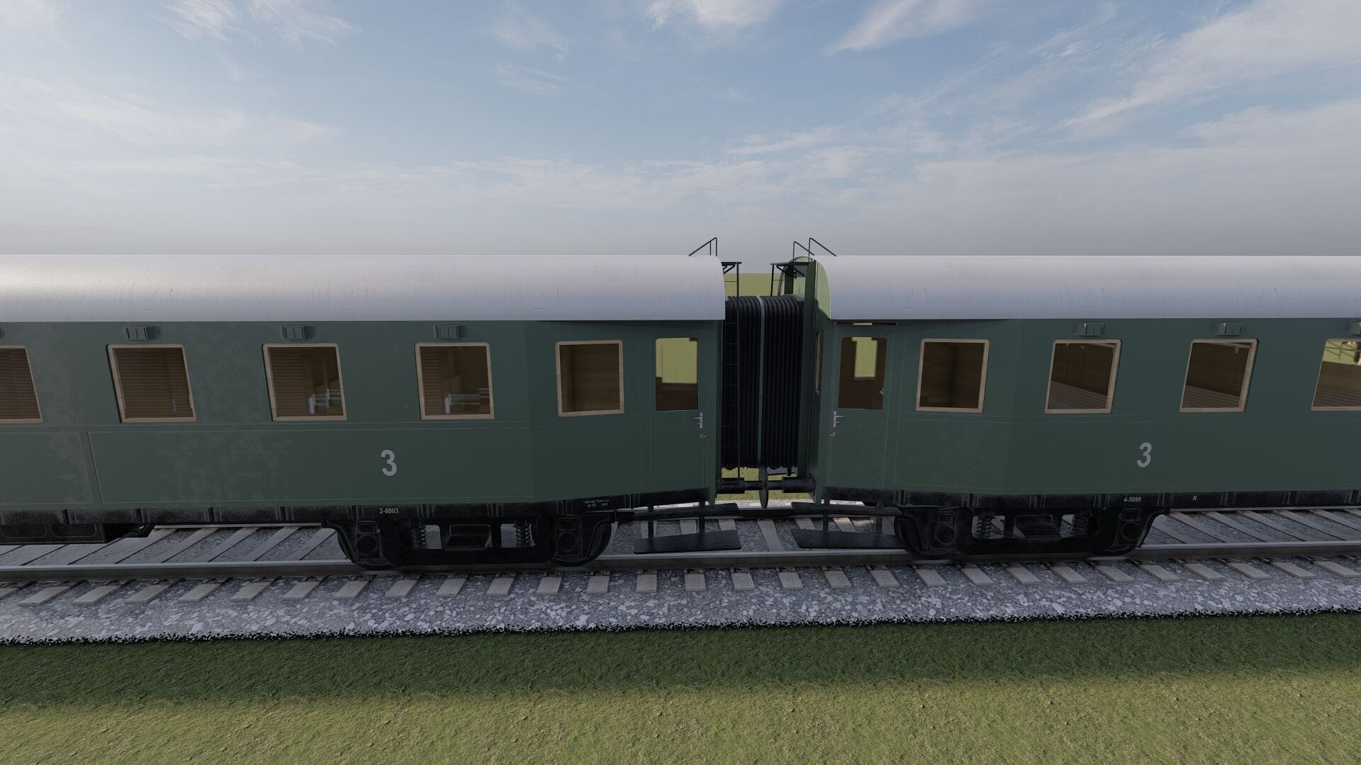 Early diesel train 3D model_11