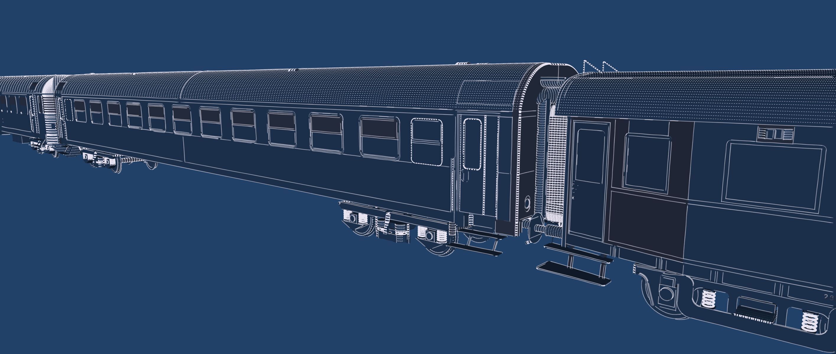 Early diesel train 3D model_43
