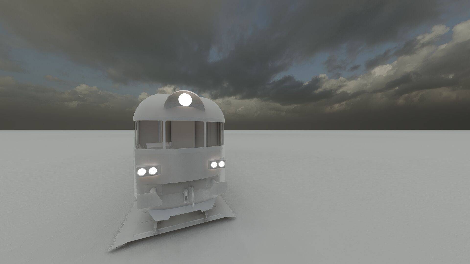 Early diesel train 3D model_36