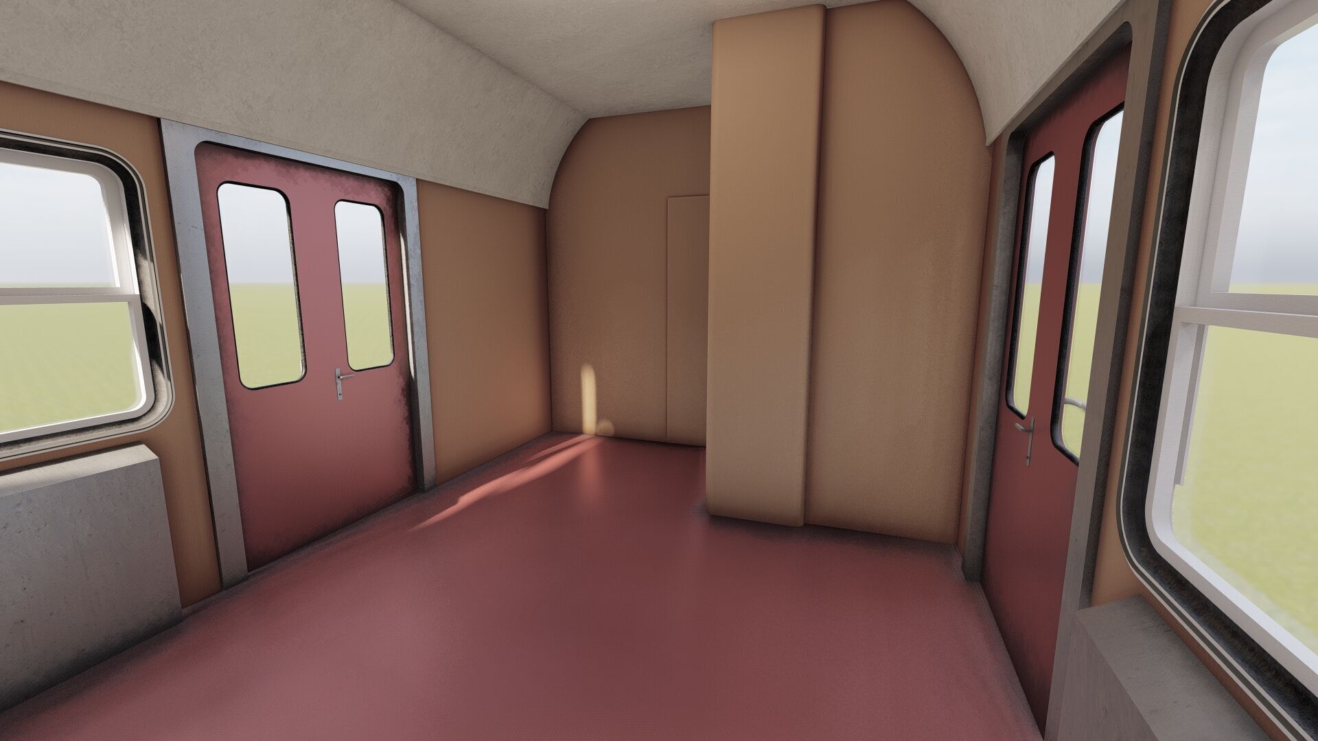 Early diesel train 3D model_16