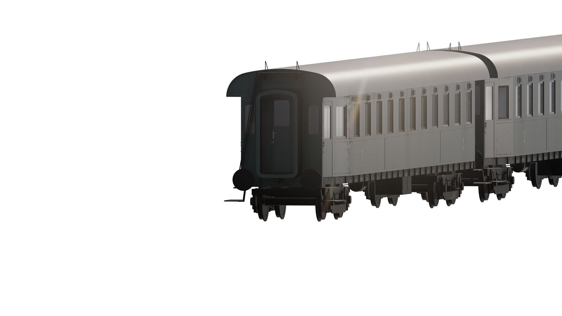 Early diesel train 3D model_5