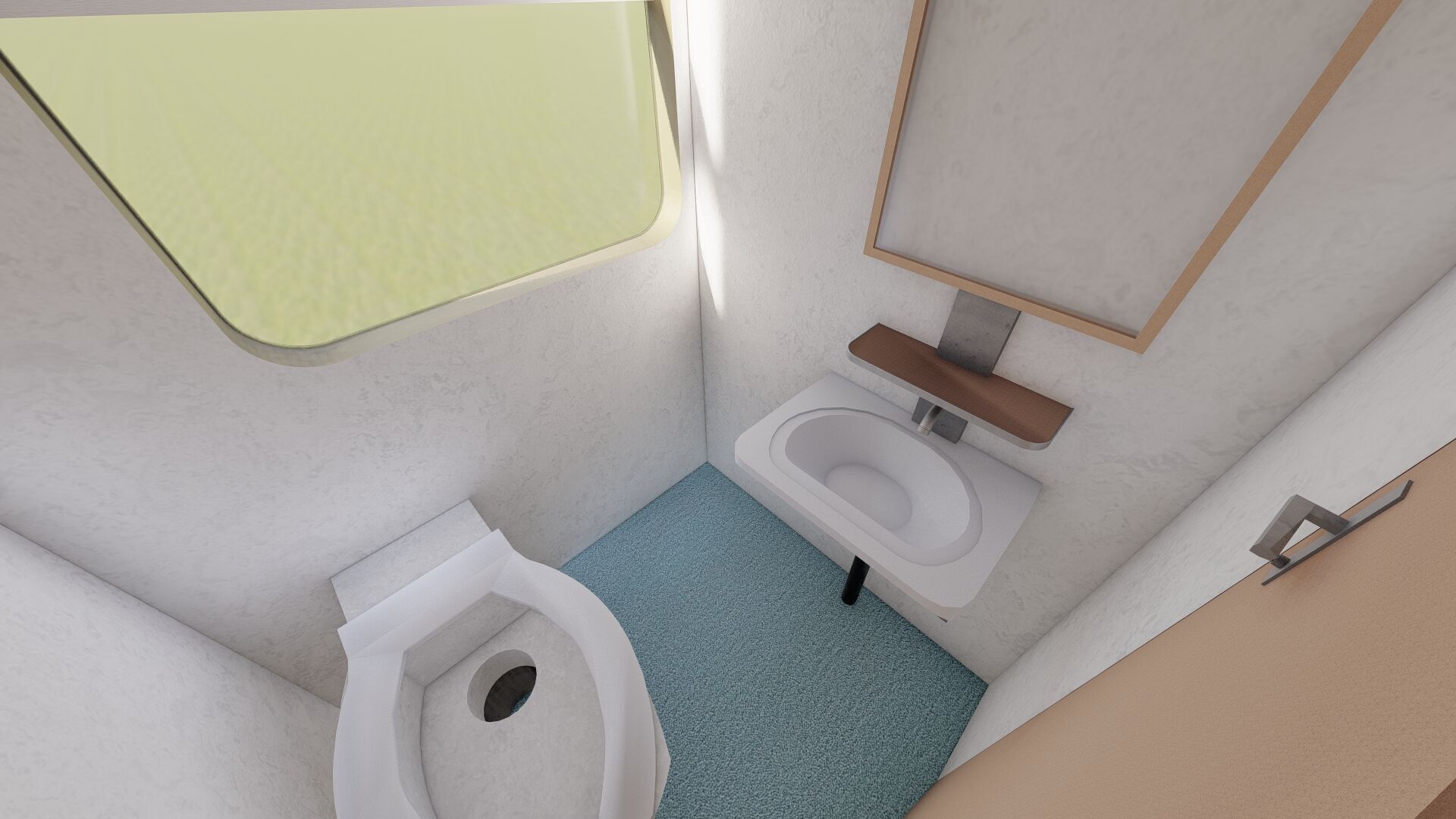 Early diesel train 3D model_22