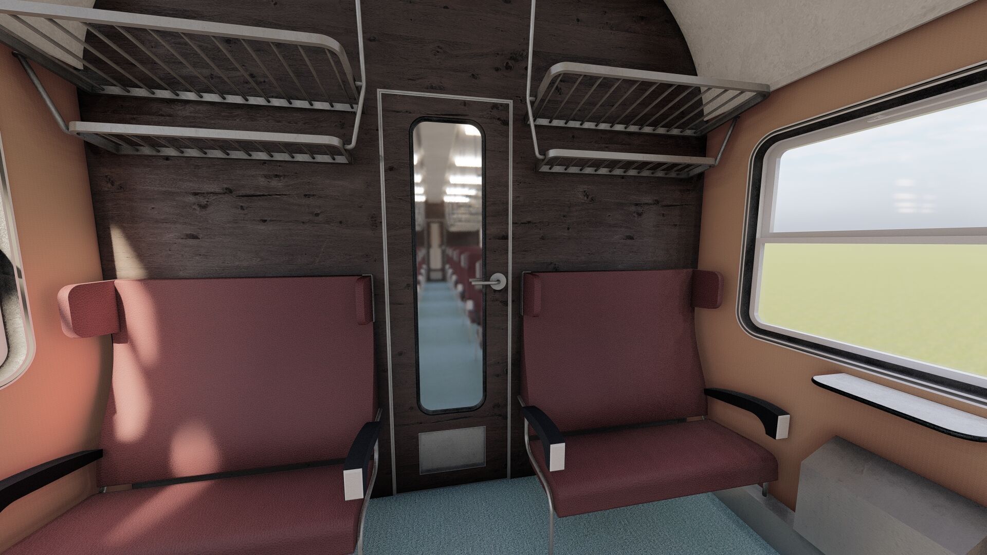 Early diesel train 3D model_24