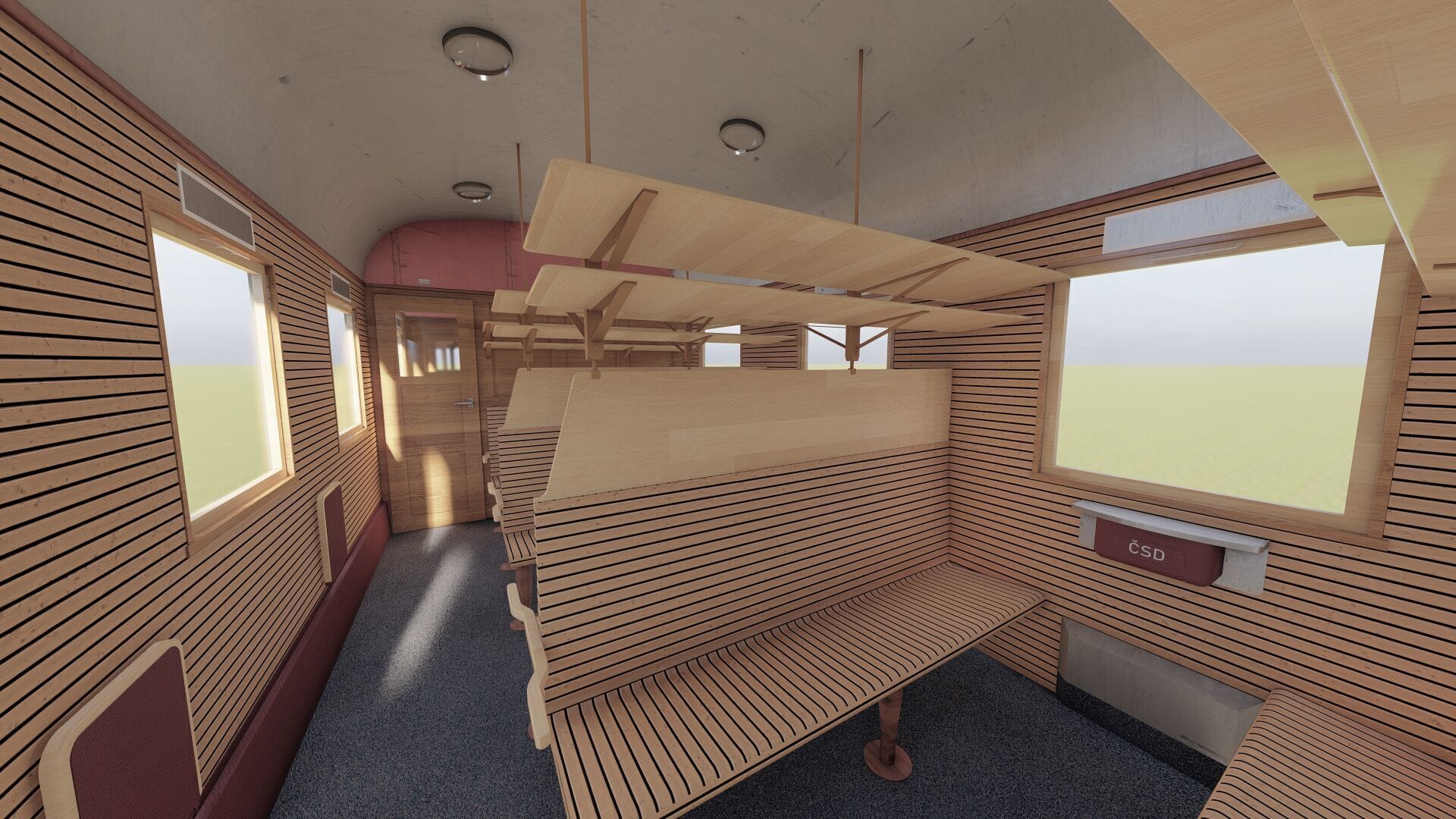 Early diesel train 3D model_32