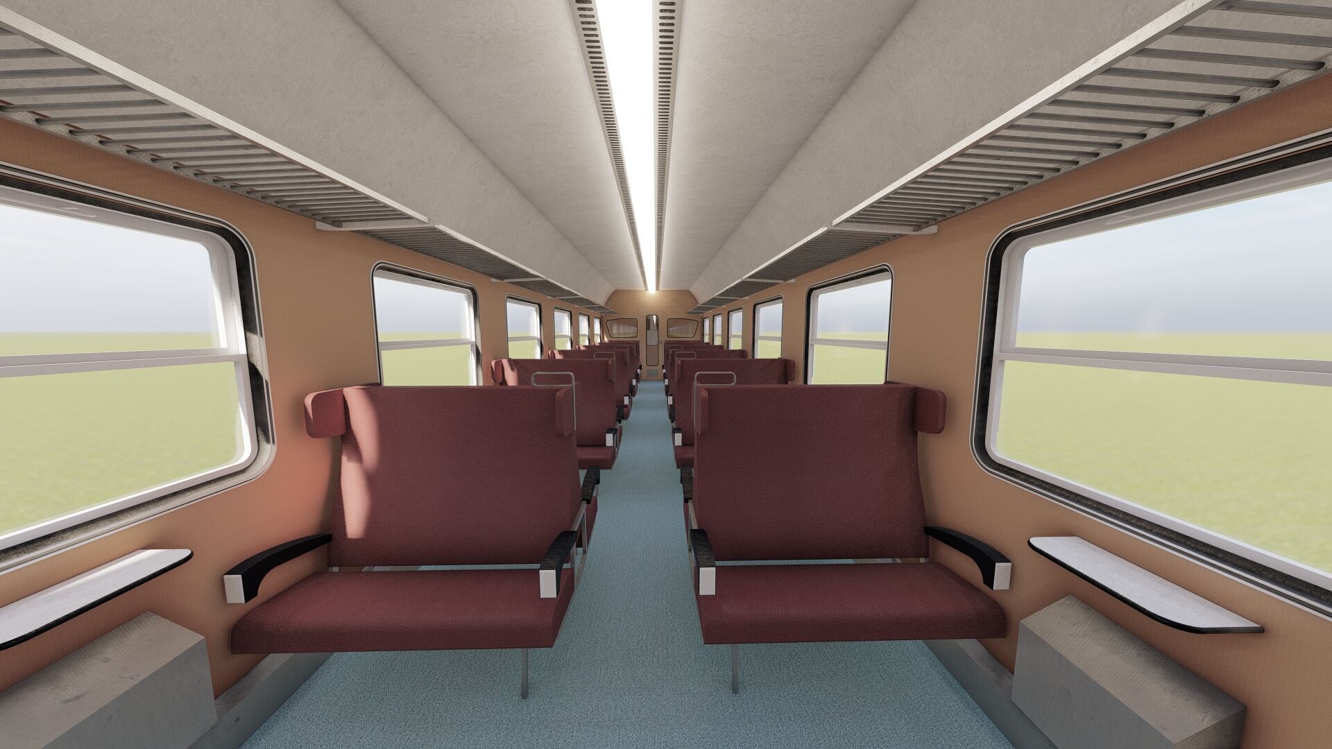 Early diesel train 3D model_18