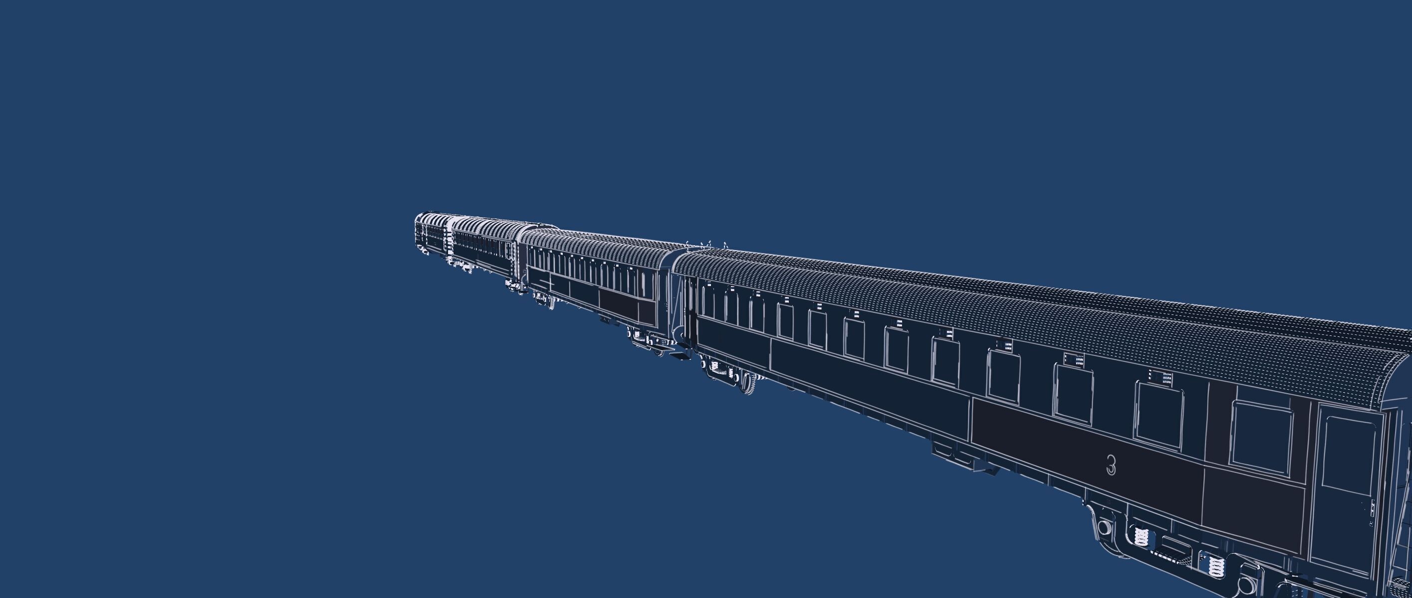 Early diesel train 3D model_44