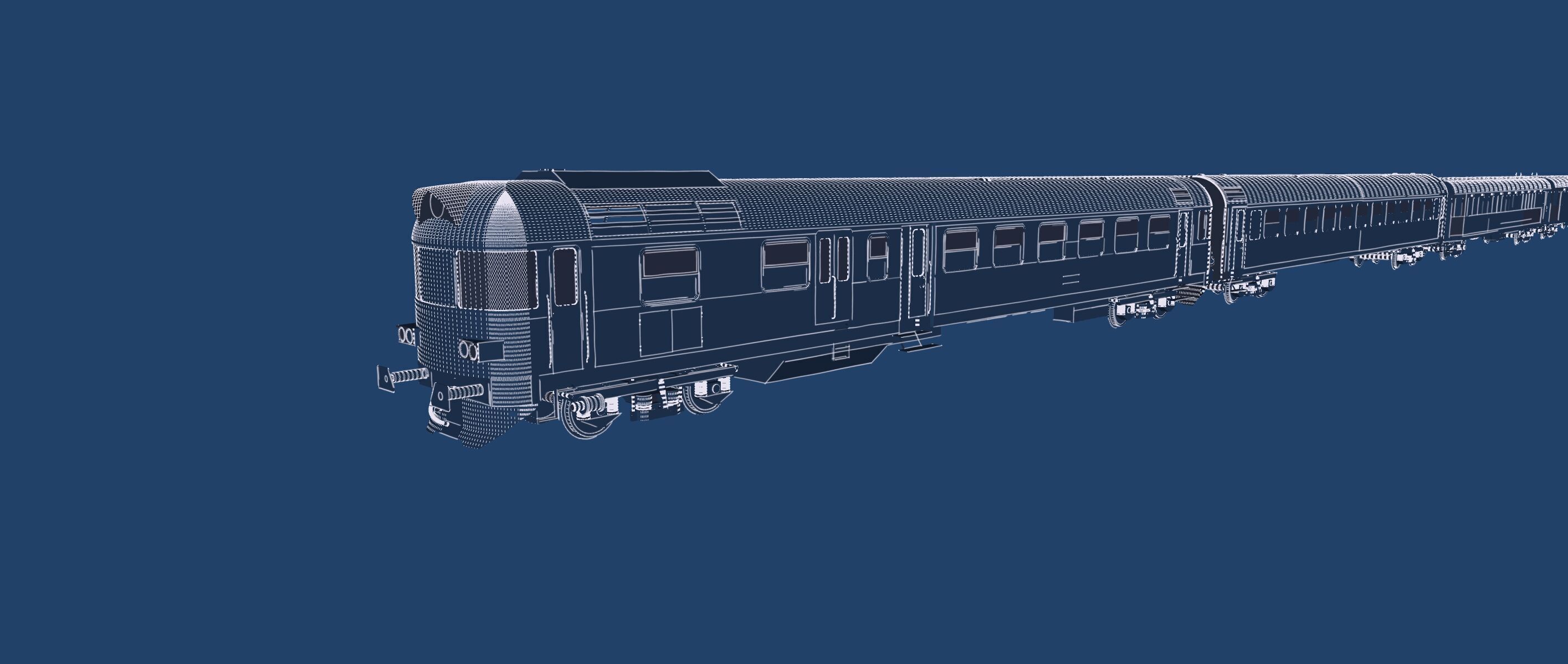 Early diesel train 3D model_41