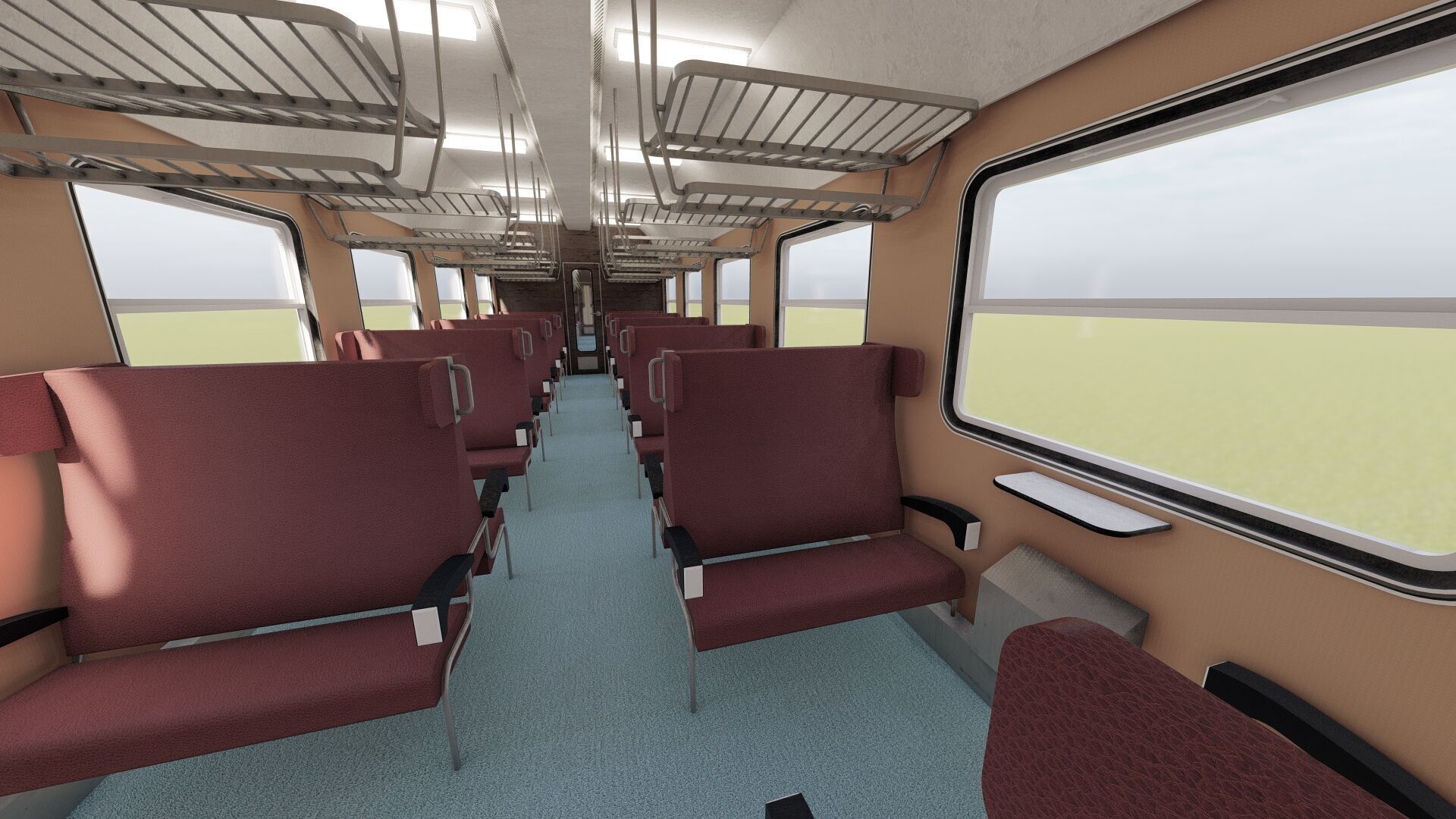 Early diesel train 3D model_23