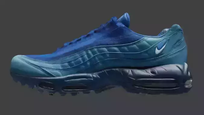 Nike Air Max 95 Navy 2025 - 4k hyper realistic model