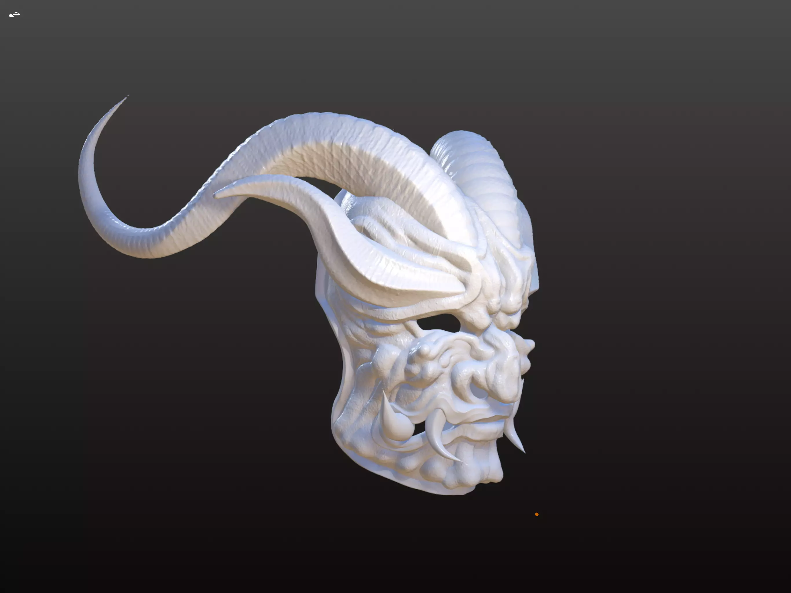Demon mask Free 3D print model