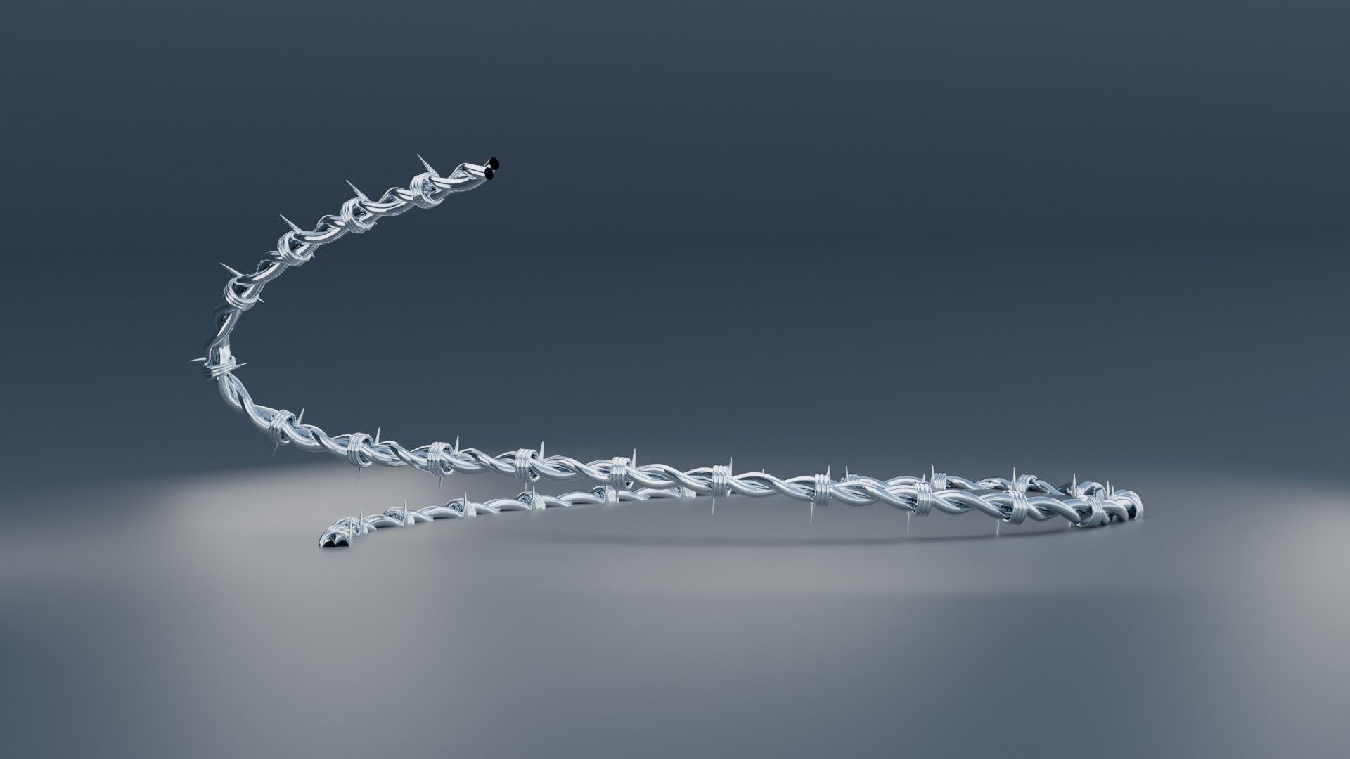 Barbed Wire 3D model_6