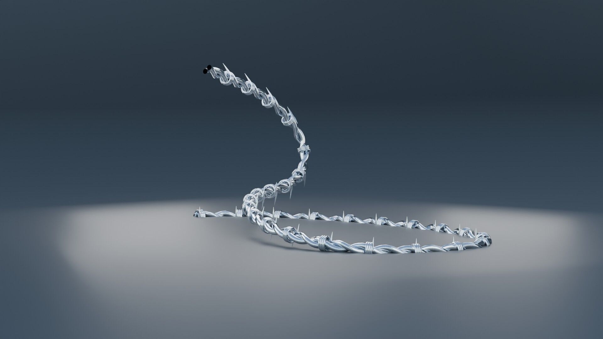 Barbed Wire 3D model_2