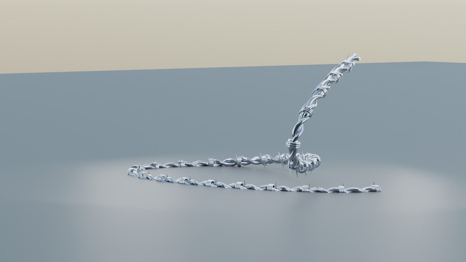 Barbed Wire 3D model_5