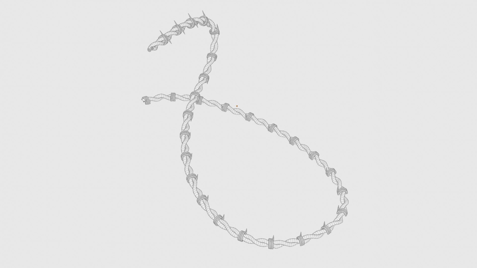 Barbed Wire 3D model_8