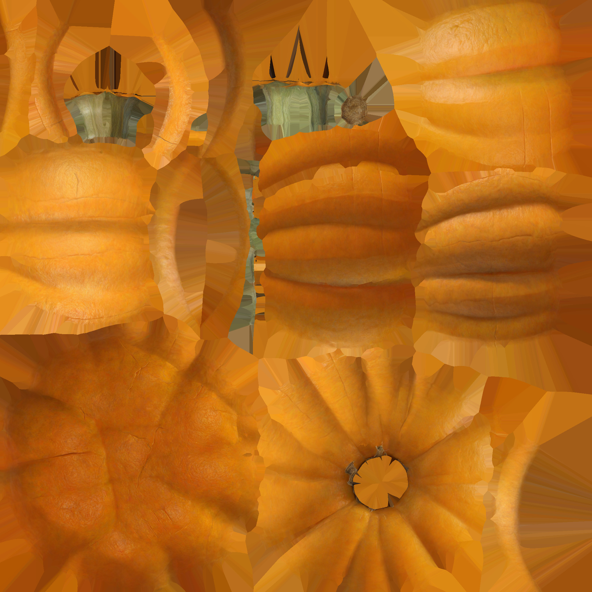 Butternut Squash Raw Vegetables High Render 3D model_7