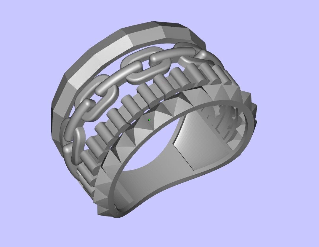 Portofino Ring 3D print model_1