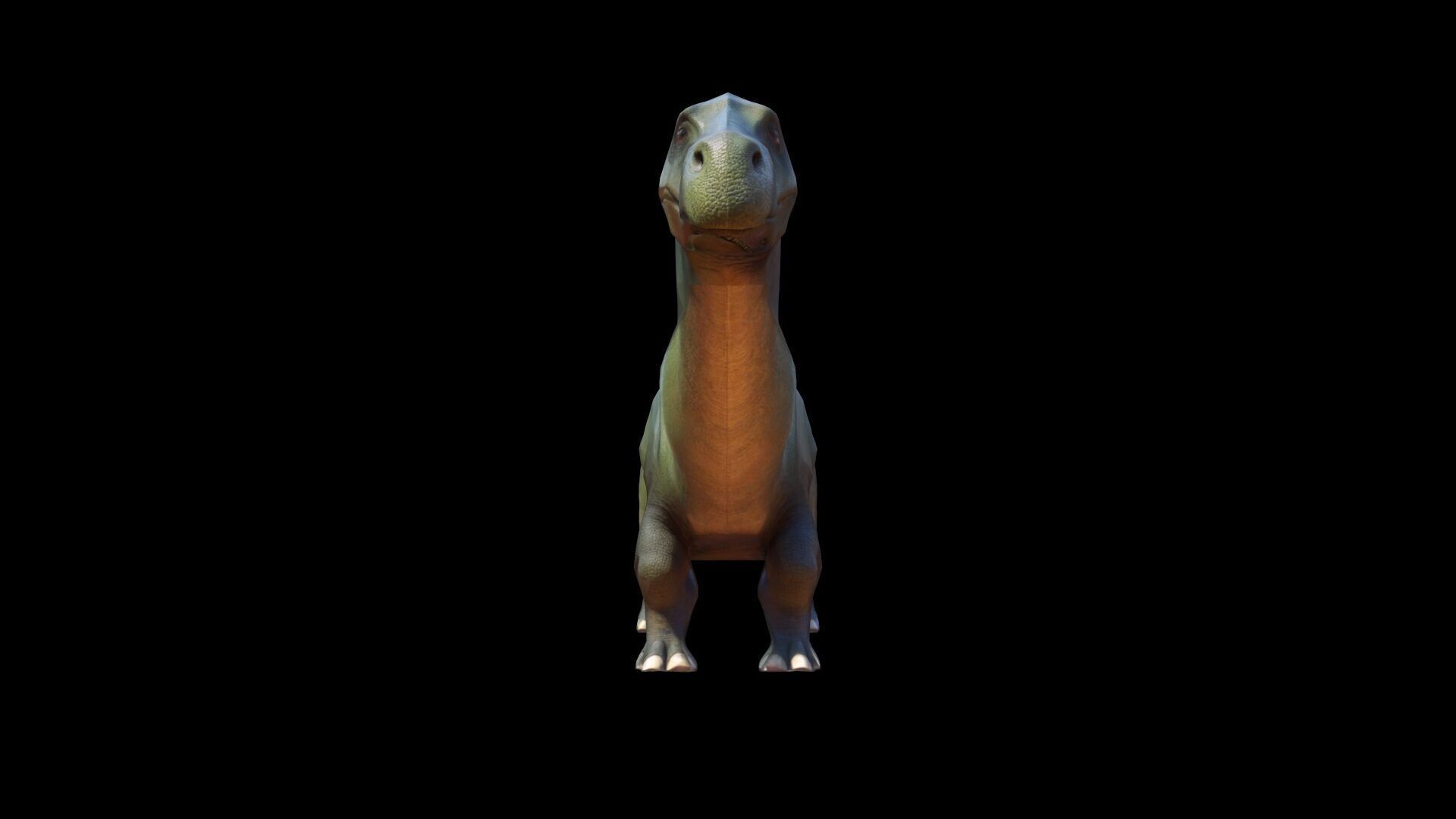 Apatosaurus Was A Sauropod Dinosaur High Render 3D model_2