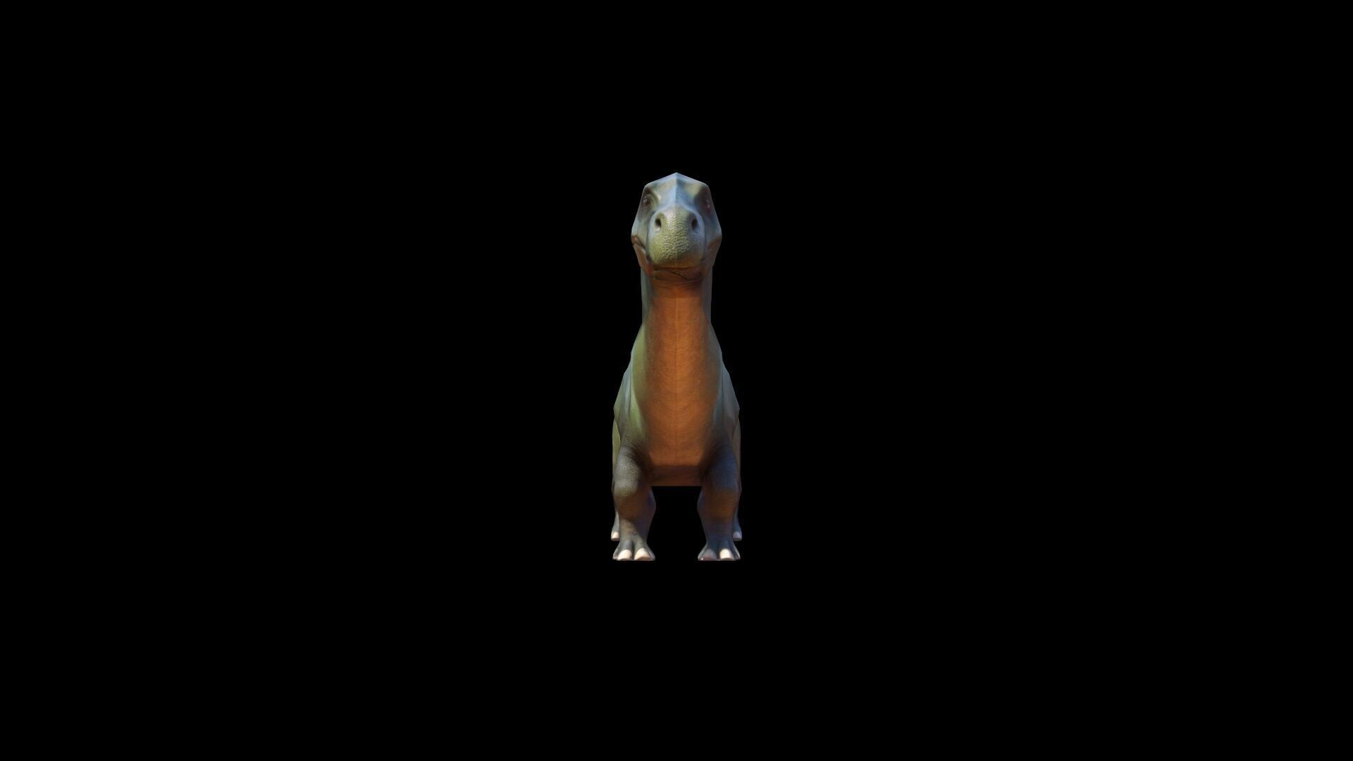 Apatosaurus Was A Sauropod Dinosaur High Render 3D model_3
