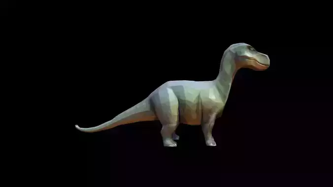 Apatosaurus Was A Sauropod Dinosaur High Render 3D model
