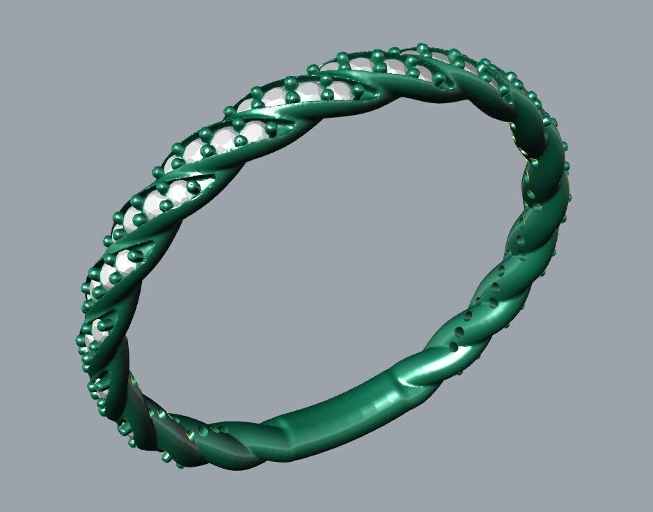 Minimal Ring 3D print model_3