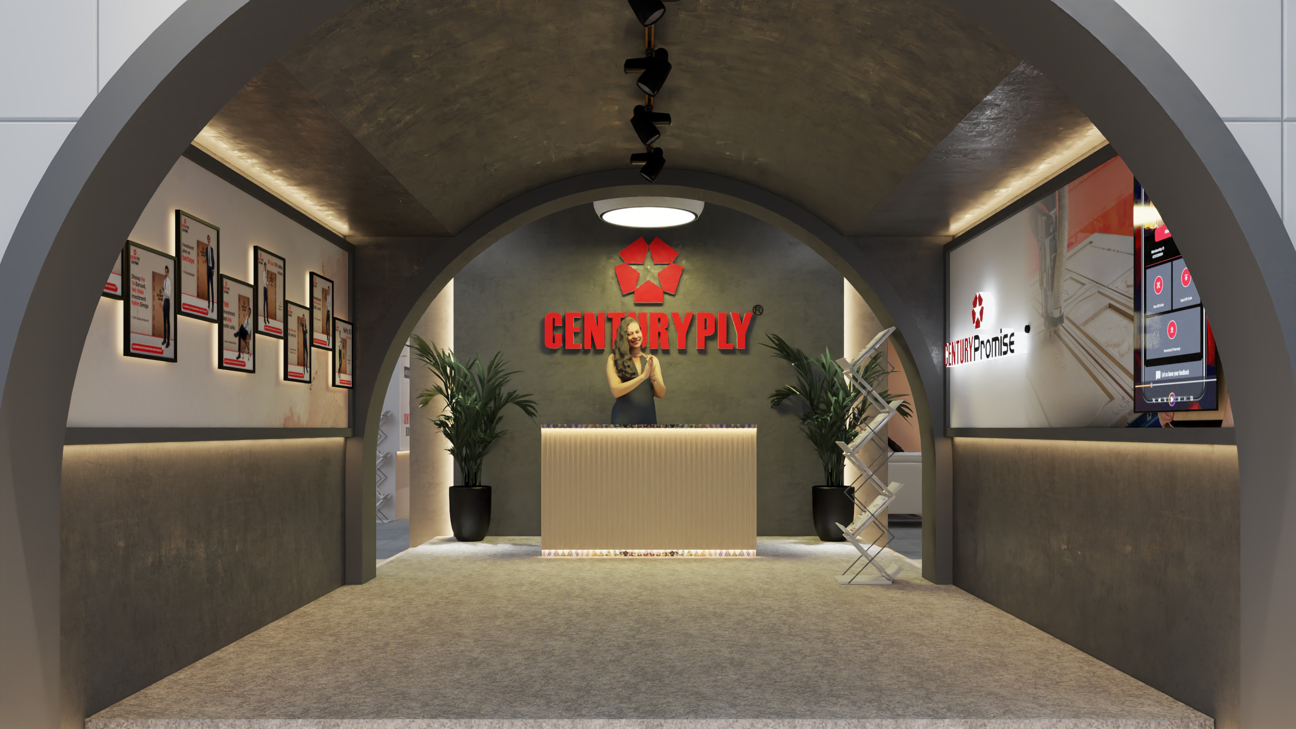 Exhibition Stand 20x15 4Sides D1V1 3D model 3D model_21