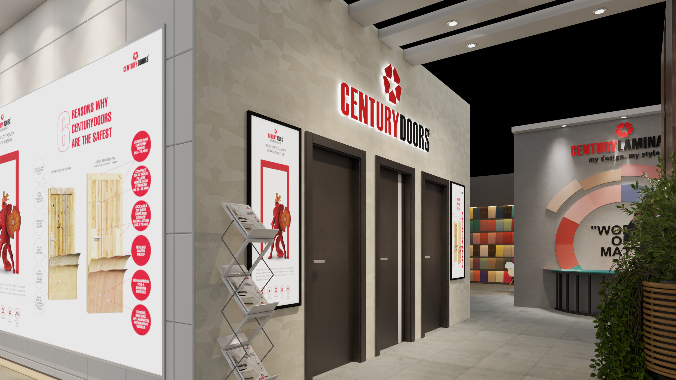 Exhibition Stand 20x15 4Sides D1V1 3D model 3D model_26