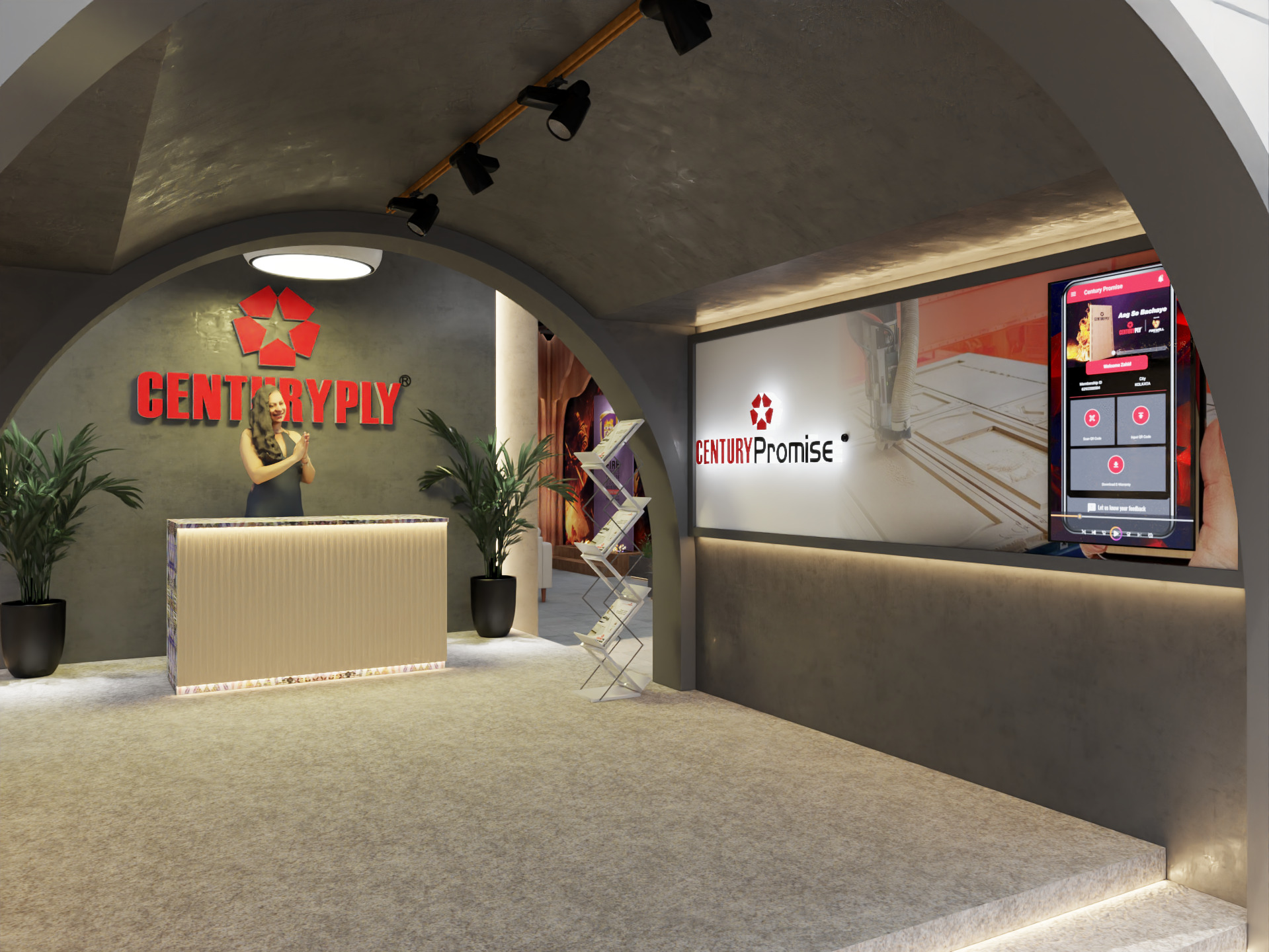 Exhibition Stand 20x15 4Sides D1V1 3D model 3D model_15