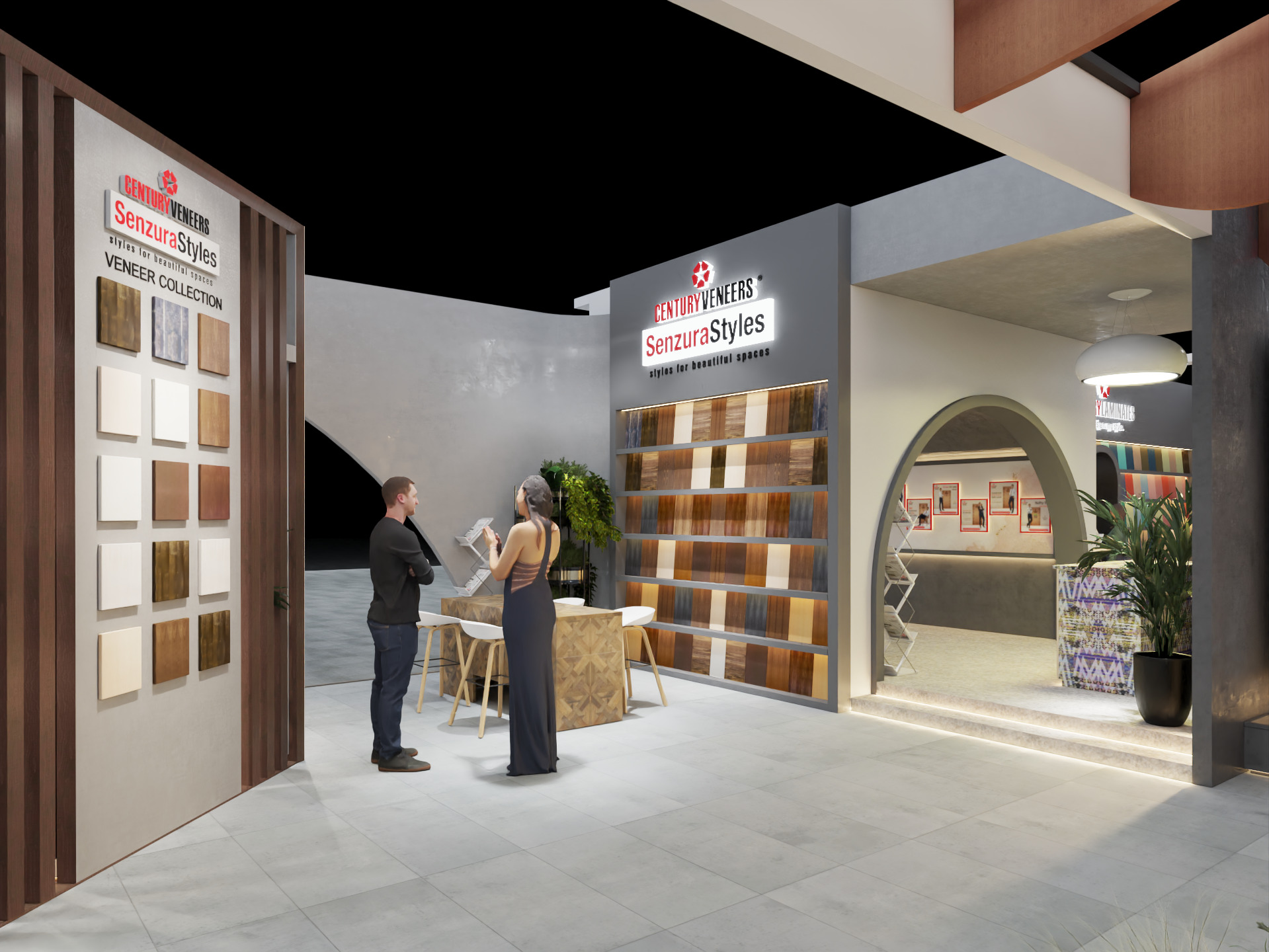 Exhibition Stand 20x15 4Sides D1V1 3D model 3D model_25