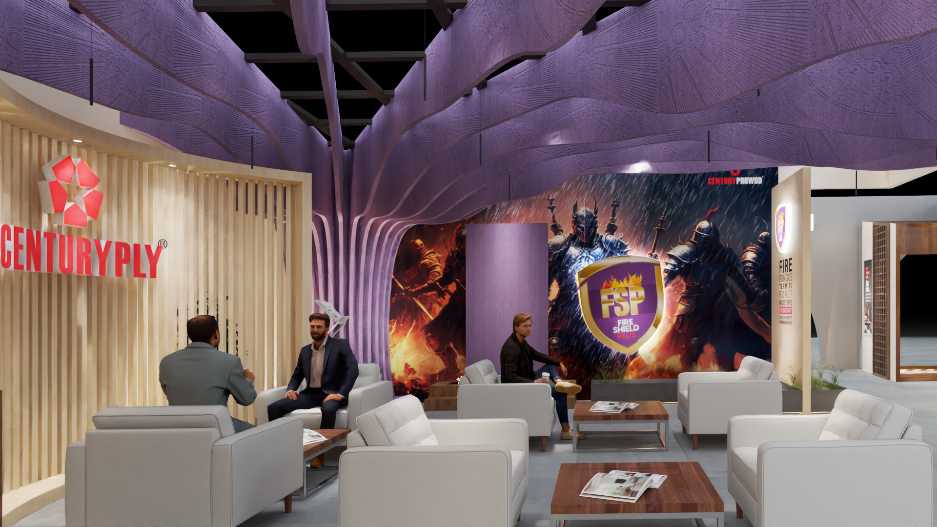 Exhibition Stand 20x15 4Sides D1V1 3D model 3D model_36