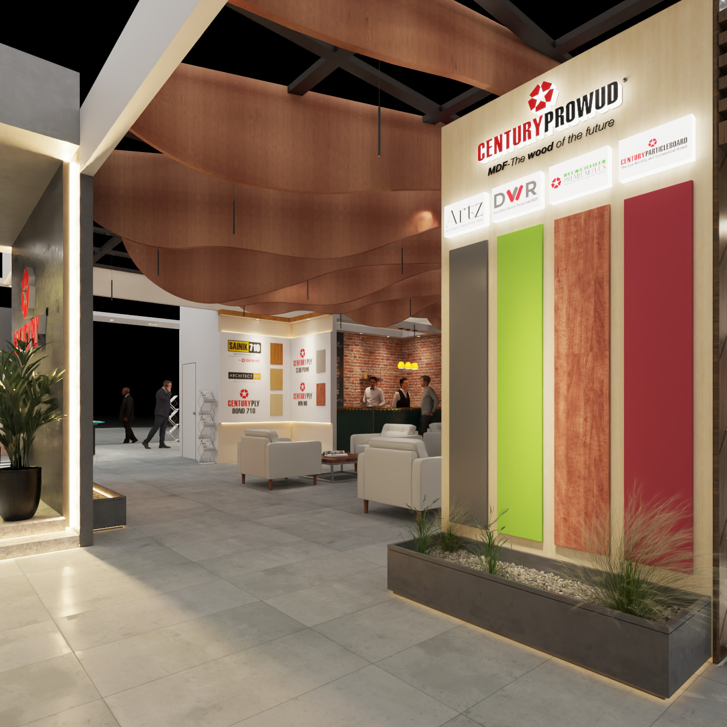 Exhibition Stand 20x15 4Sides D1V1 3D model 3D model_11