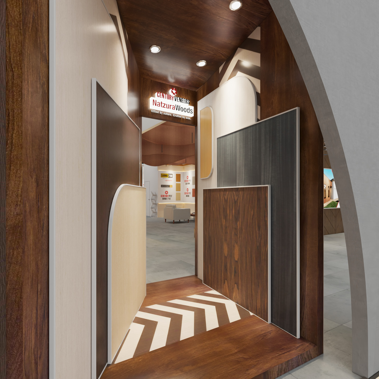 Exhibition Stand 20x15 4Sides D1V1 3D model 3D model_6