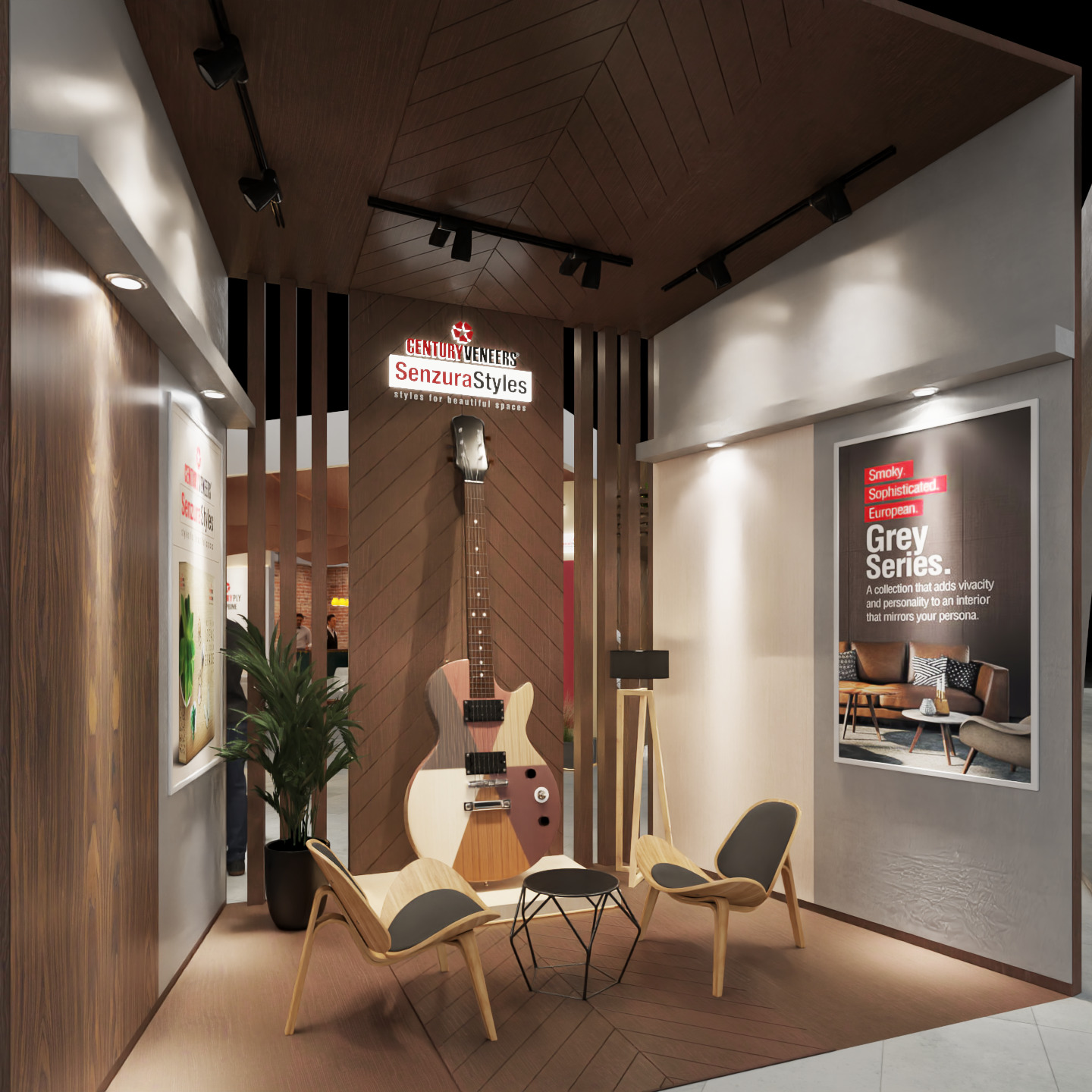 Exhibition Stand 20x15 4Sides D1V1 3D model 3D model_5