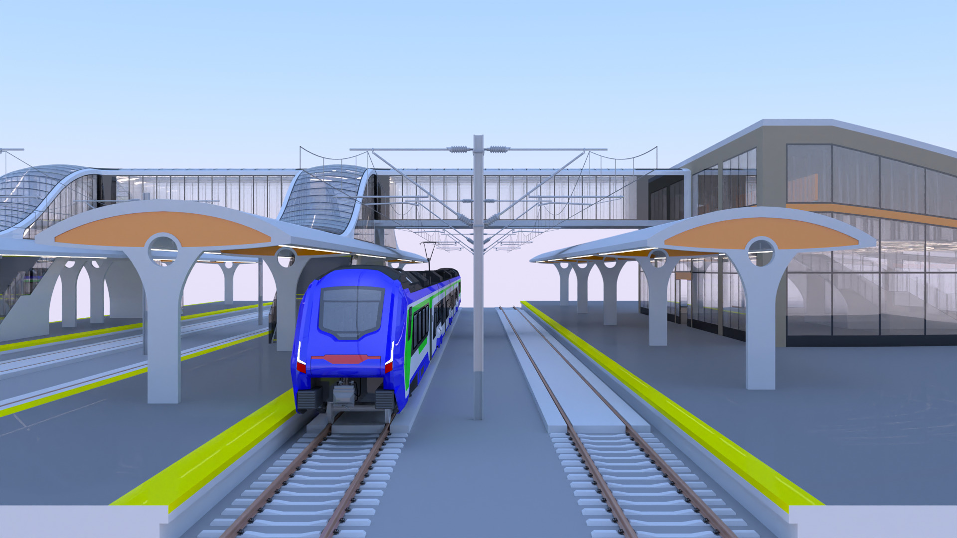 Station with Hitachi HTR 412 II 3D model_6