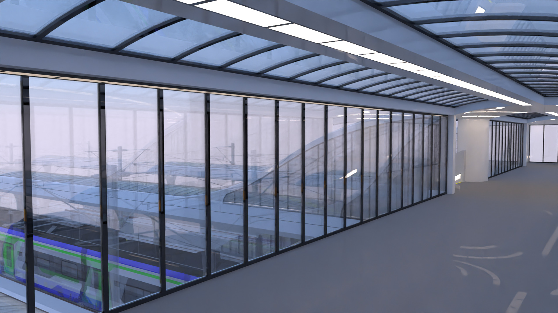 Station with Hitachi HTR 412 II 3D model_9