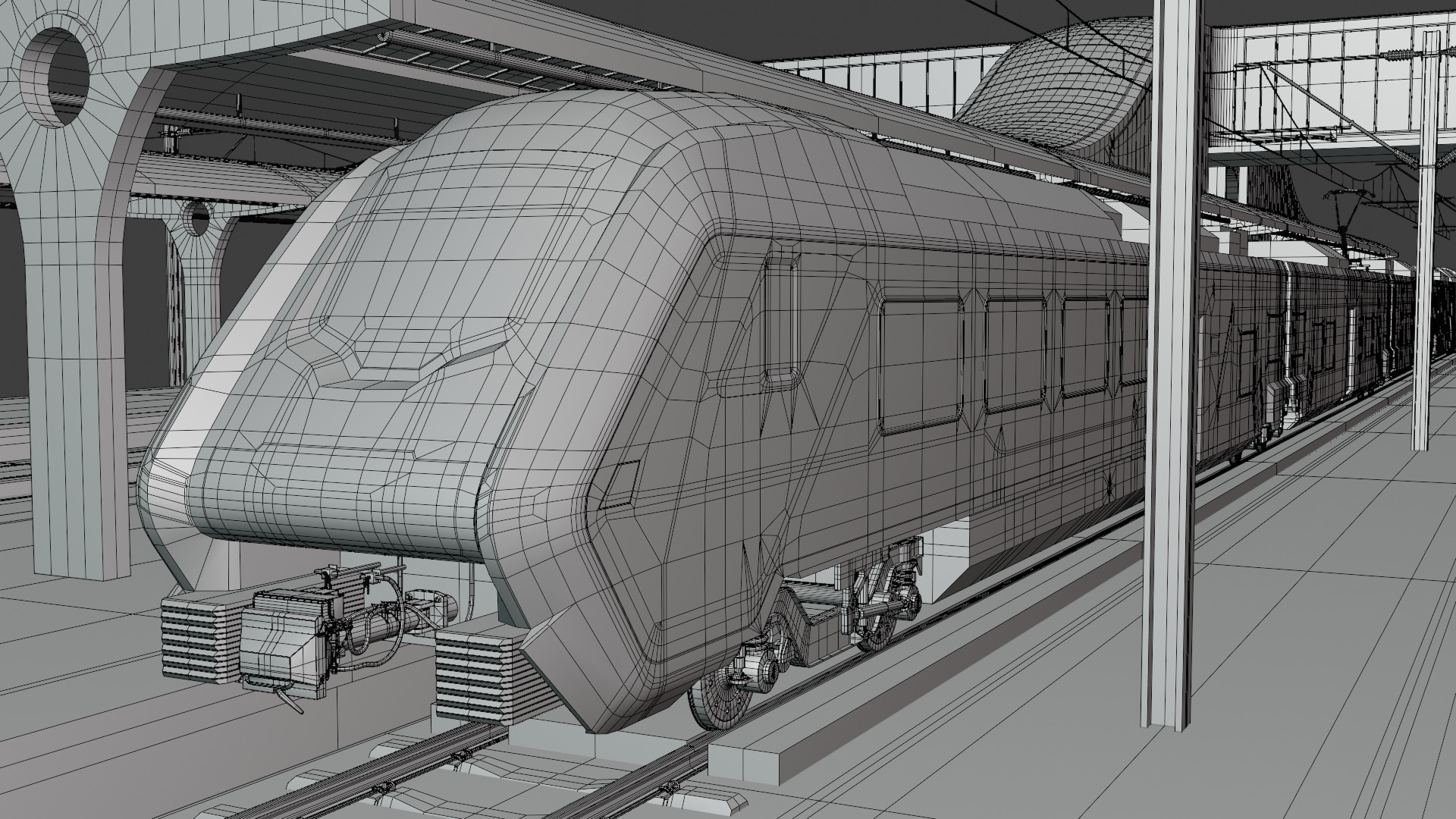 Station with Hitachi HTR 412 II 3D model_3