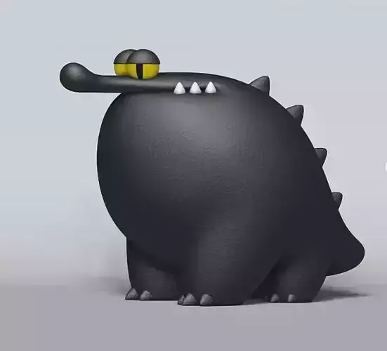 Crocodile Alligator Creature Figure Fan Art Toy 