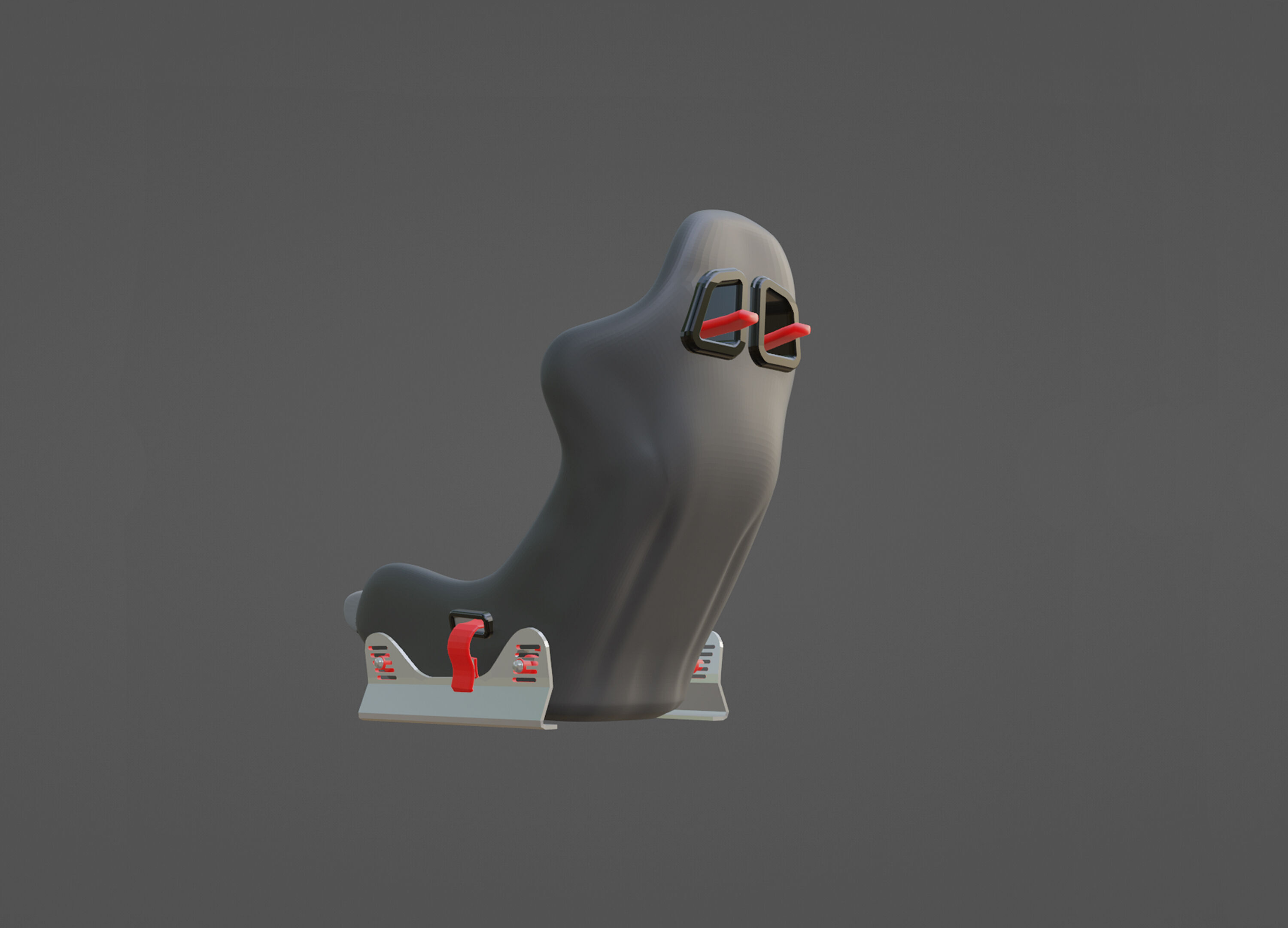 Bucket Seat - Racing Seat 3D print model_3
