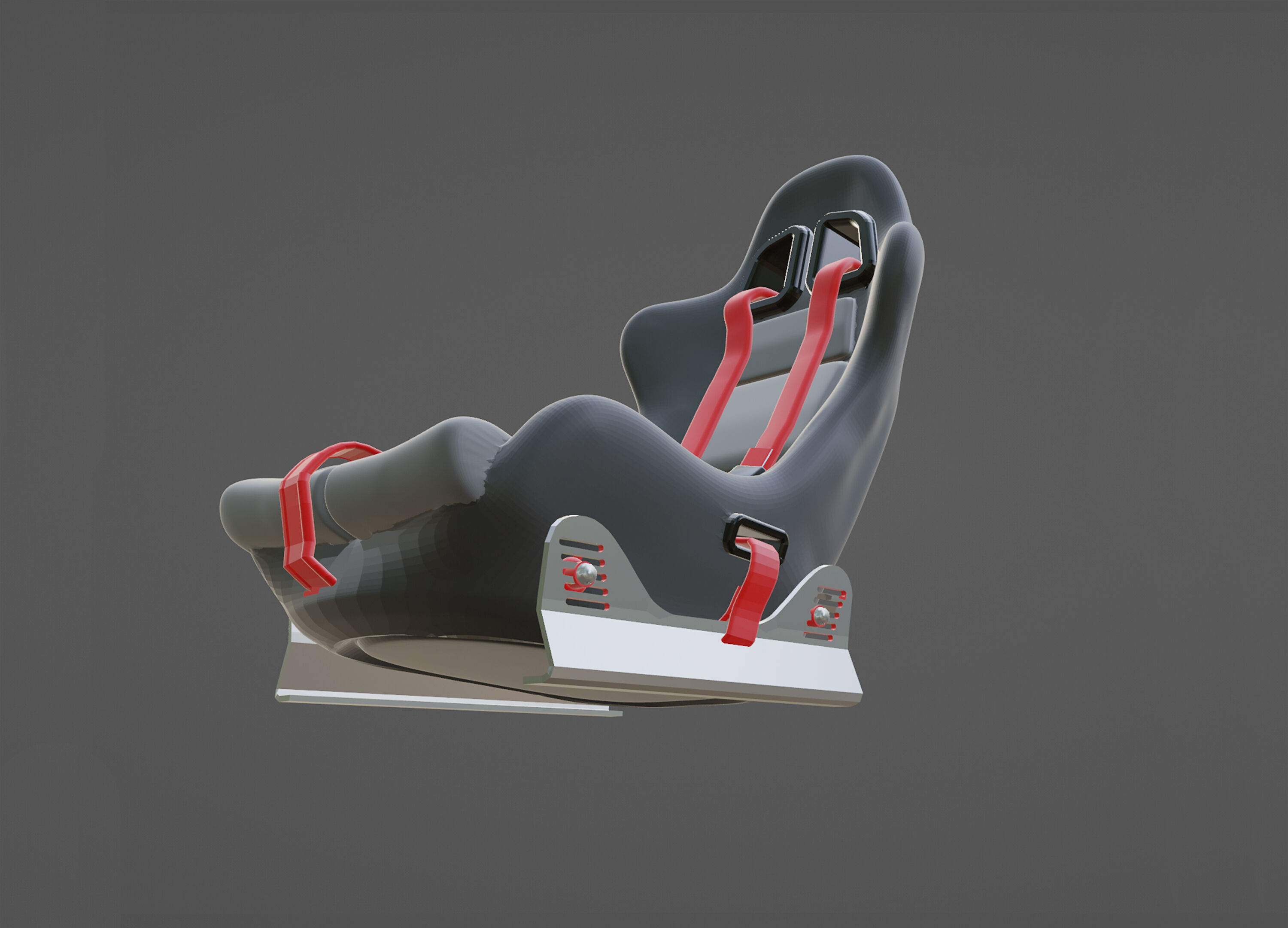 Bucket Seat - Racing Seat 3D print model_2