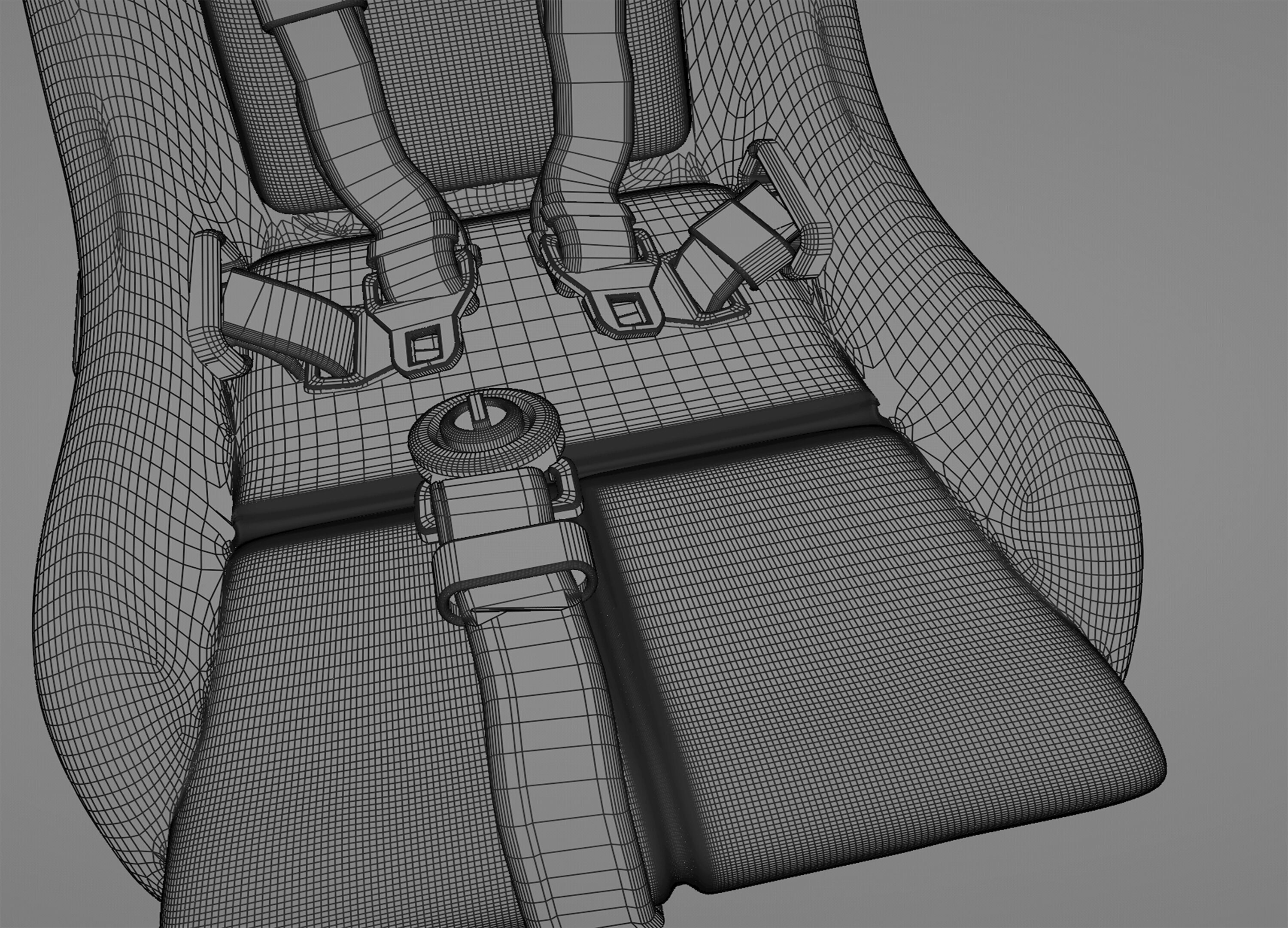 Bucket Seat - Racing Seat 3D print model_7