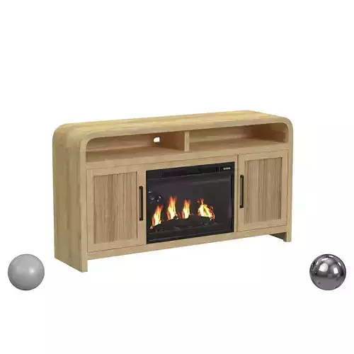 Anaheim 60in Fireplace in Natural