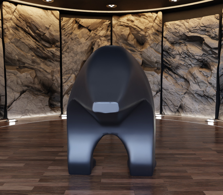 Tyrannosaurus Rex Creature Figure Art Toy 3D print model_8