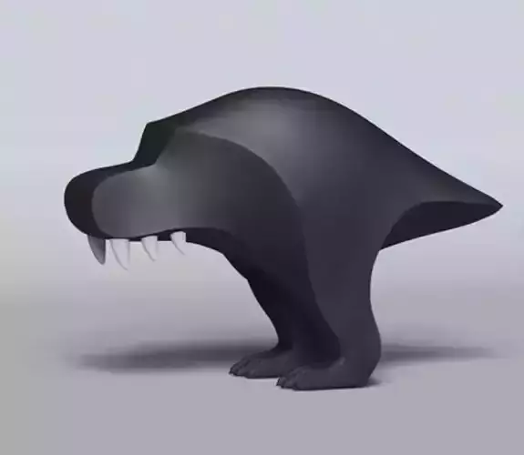 Tyrannosaurus Rex Creature Figure Art Toy  3D print model