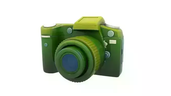 stylish cartoon dslr camera