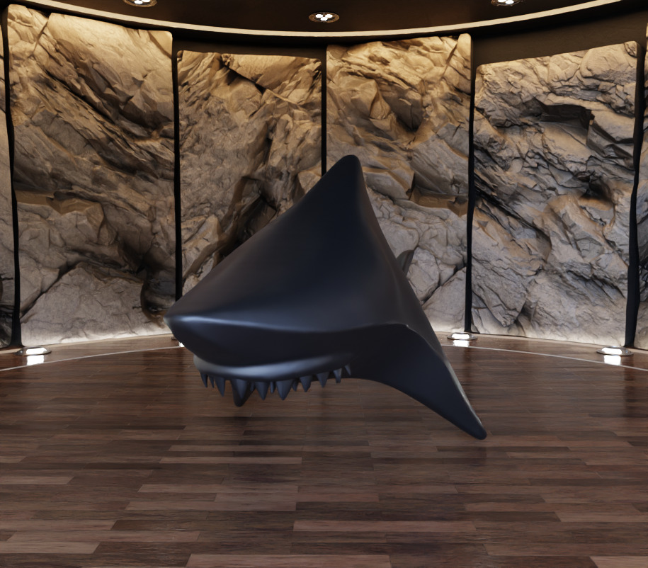 Shark Creature Figure Fan Art Toy 3D print model_13